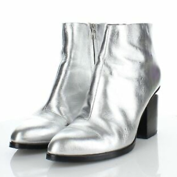 alexander wang silver boots